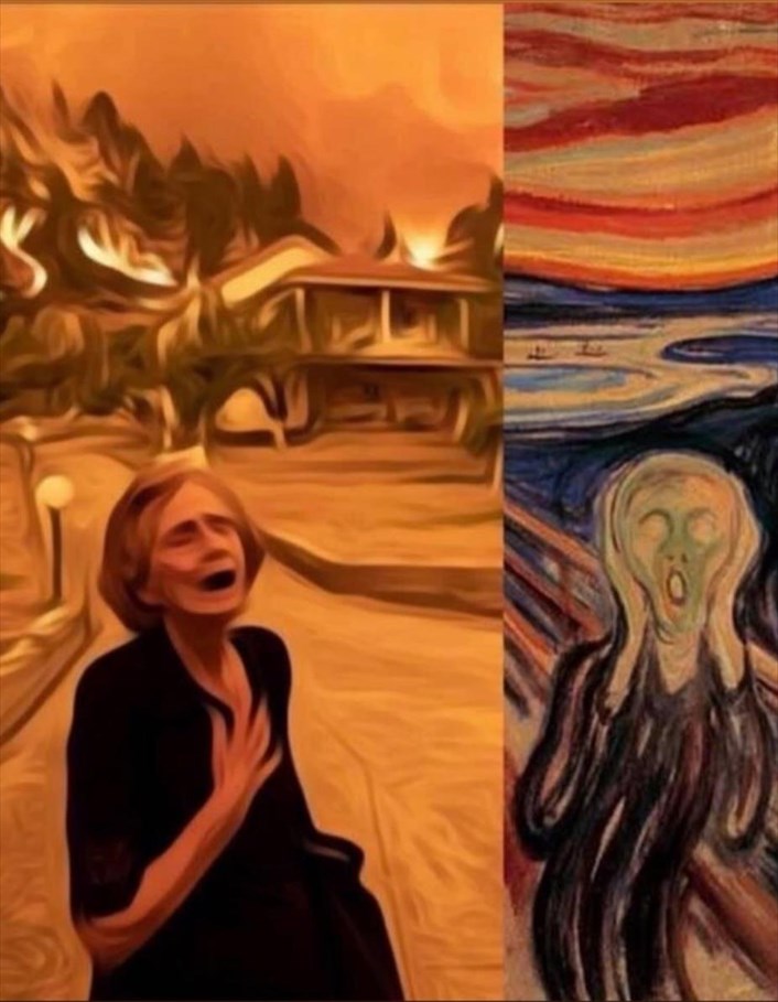 Η συγκλονιστική φωτογραφία από τις πυρκαγιές στις Εύβοια μέσα στις καλύτερες φωτογραφίες του 2021