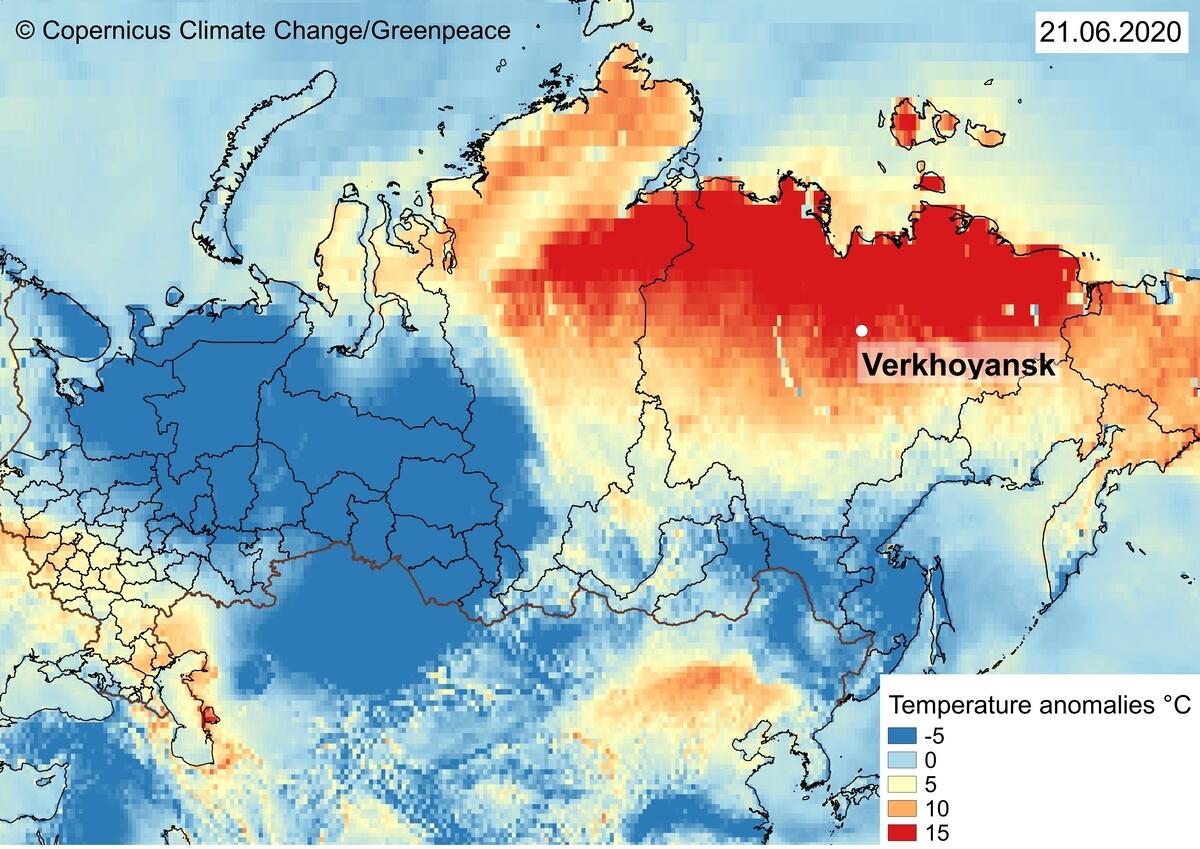 Σοκ: Καταγράφηκε θερμοκρασία 38 βαθμών Κελσίου στη Σιβηρία