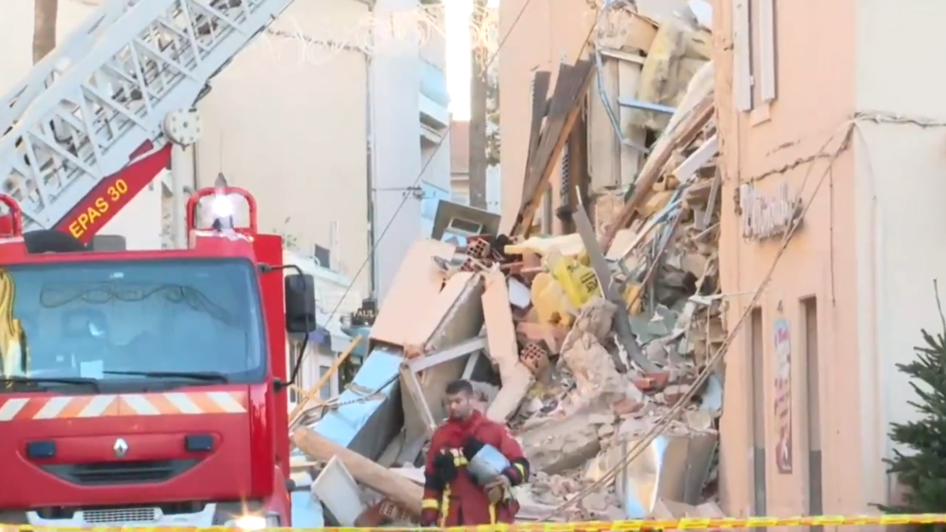 Νότια Γαλλία: Τρεις τραυματίες μετά από κατάρρευση κτιρίου τη νύχτα