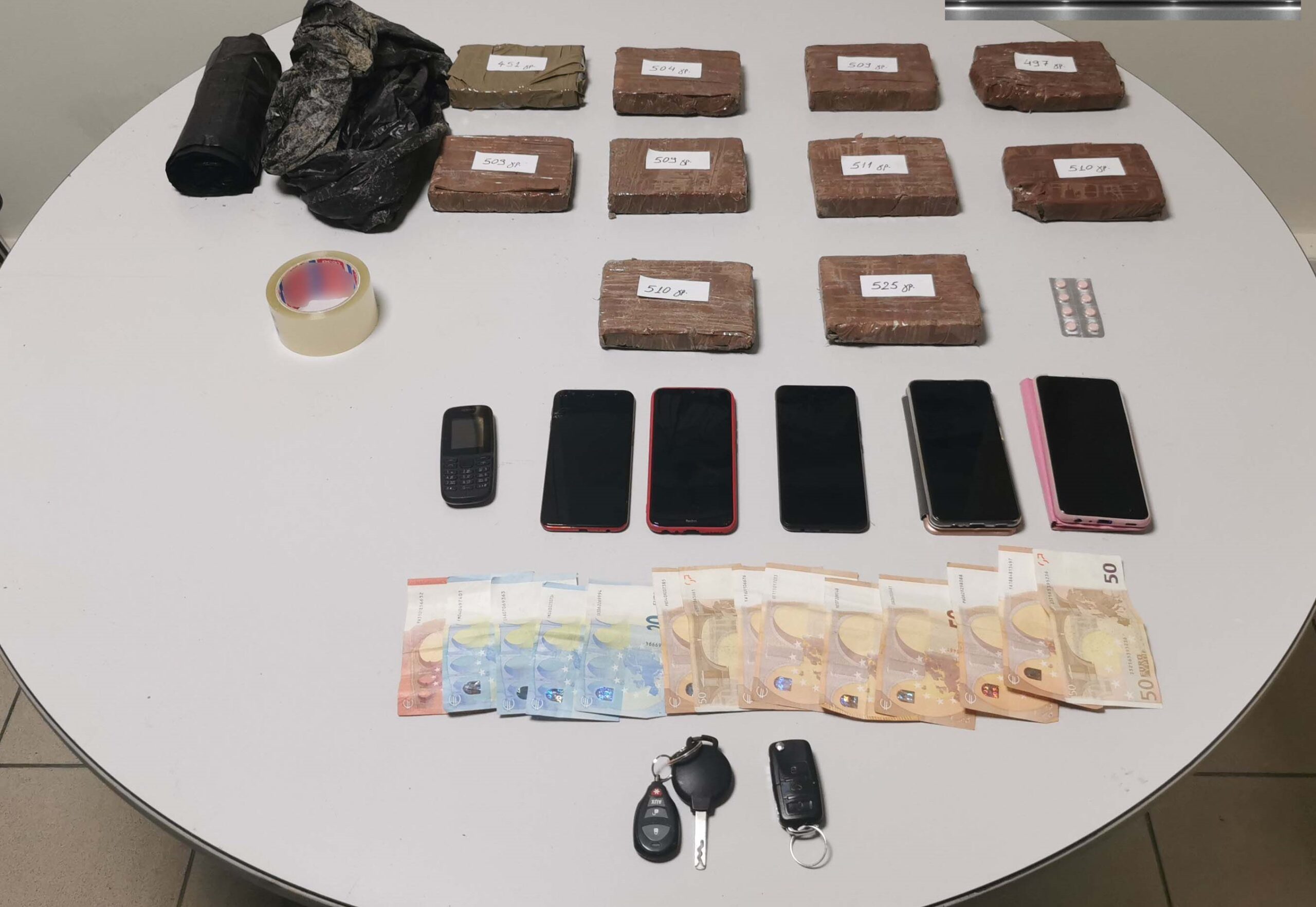 Θεσσαλονίκη: Έκρυβαν 5 κιλά ηρωίνης σε βράχο