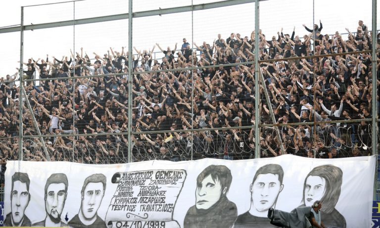 Θλιβερό: Βανδάλισαν ξανά το μνημείο των οπαδών του ΠΑΟΚ στα Τέμπη (φώτο)