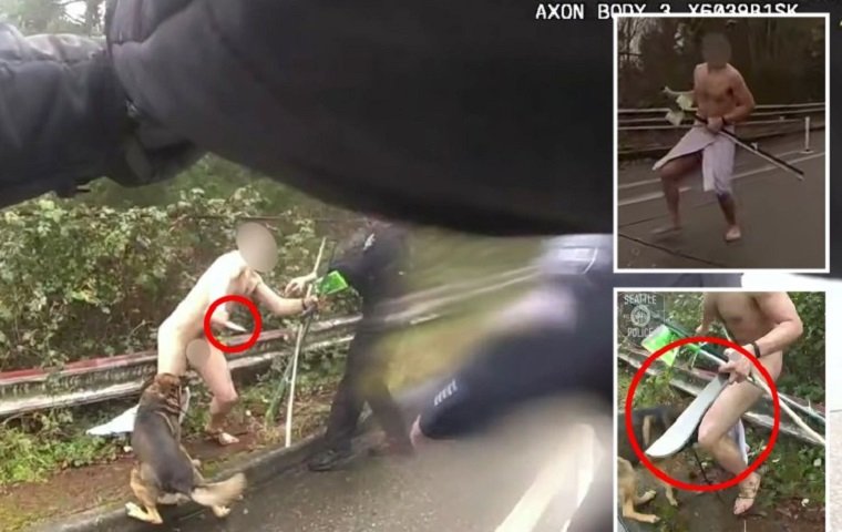 Σοκαριστικό βίντεο: Ύποπτος διάρρηξης μαχαίρωσε μέχρι θανάτου σκύλο της αστυνομίας