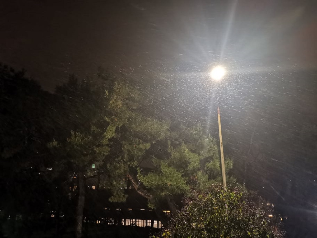 Xιονίζει στα ορεινά της Θεσσαλονίκης (φωτο + video)