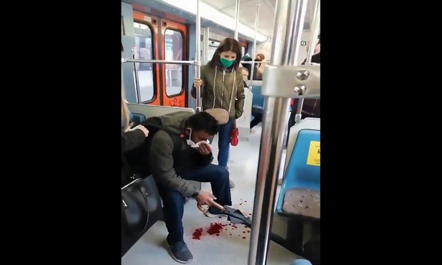 Αιματηρή επίθεση ακροδεξιού σε μετανάστη (vid)