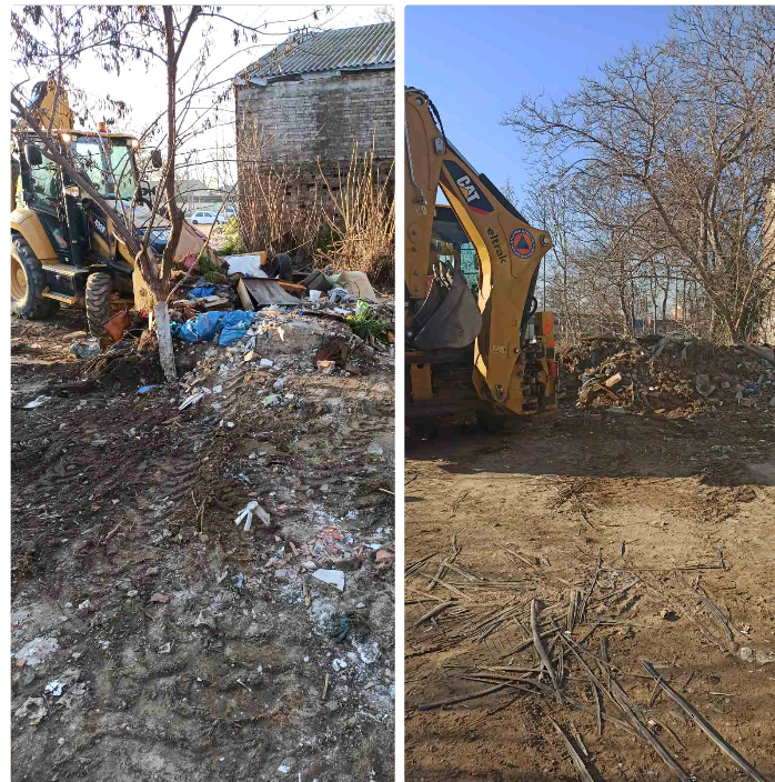 Απομακρύνθηκαν 122 τόνοι ογκωδών αντικειμένων από οικόπεδο της οδού Σαπφούς