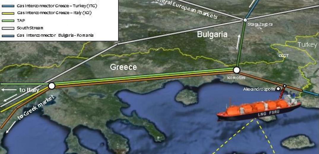 Αλεξανδρούπολη: Με ποσοστό 10% η Βόρεια Μακεδονία στον τερματικό σταθμό LNG