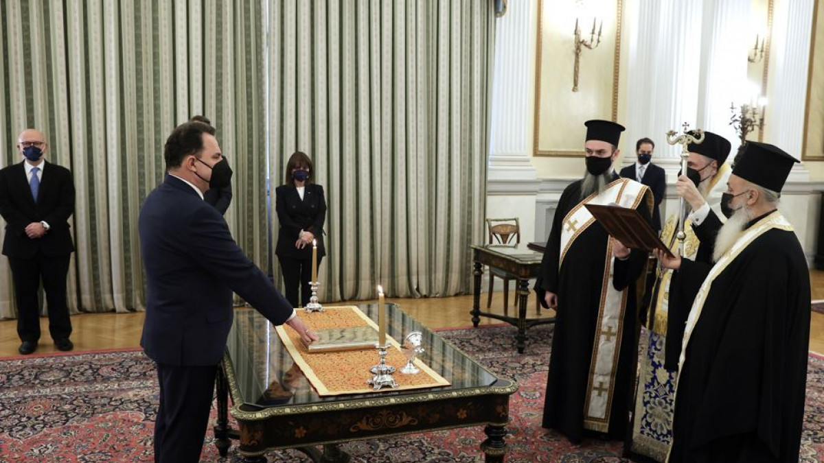 Ορκίστηκε ο νέος υπουργός Αγροτικής Ανάπτυξης ο Γιώργος Γεωργαντάς