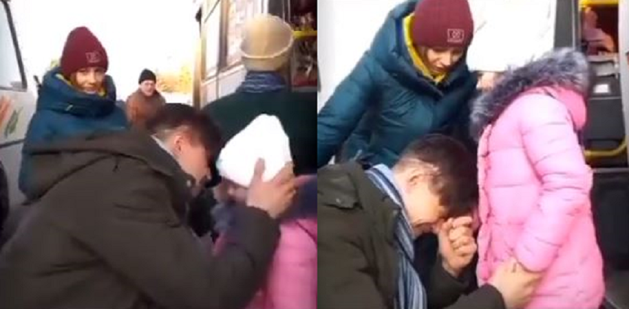 Ανατριχιαστικό βίντεο: Πατέρας αποχωρίζεται την κόρη του για να πολεμήσει