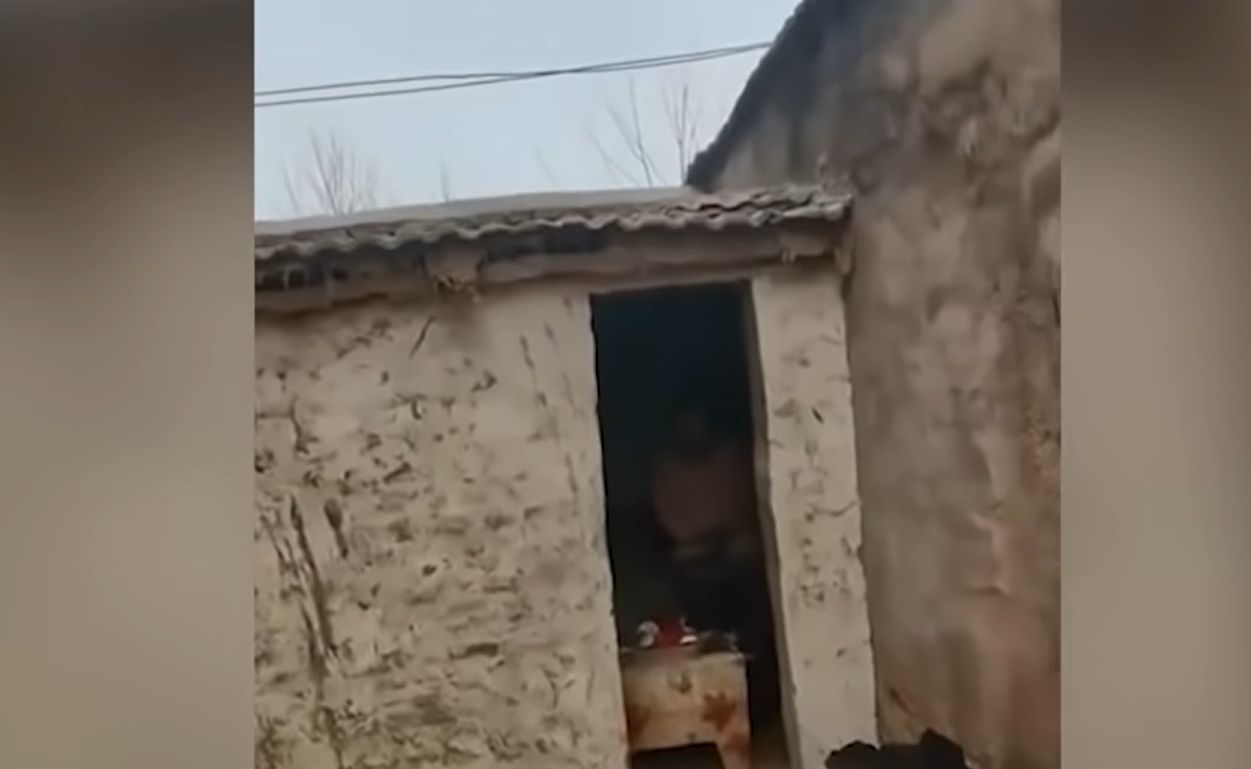 Μητέρα οκτώ παιδιών βρέθηκε αλυσοδεμένη σε καλύβα