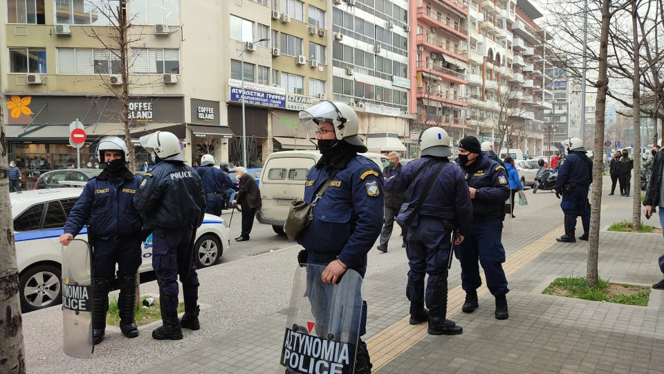 «Φρούριο» το Δικαστικό Μέγαρο – Αναμένεται η άφιξη των συλληφθέντων (φωτο+video)