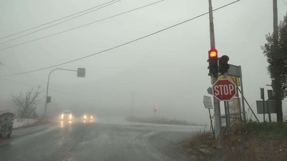 Θεσσαλονίκη: Πυκνή ομίχλη στην περιοχή του αεροδρομίου