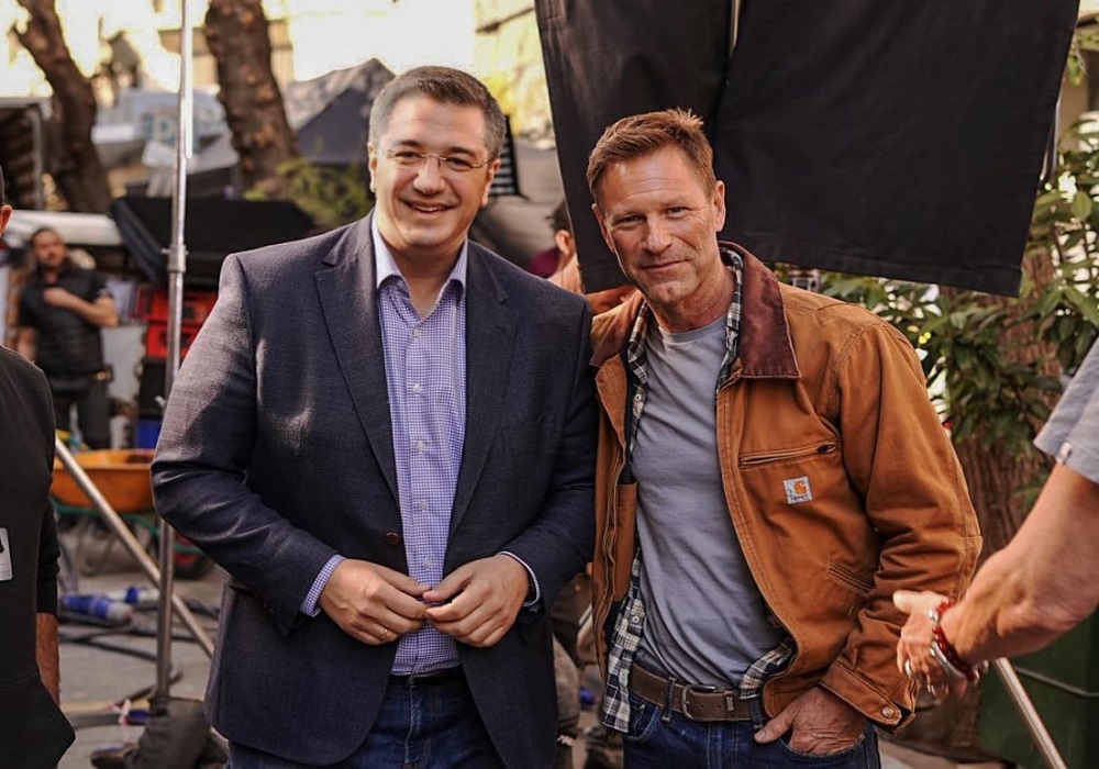 Στα γυρίσματα της ταινίας «The Bricklayer» ο Τζιτζικώστας