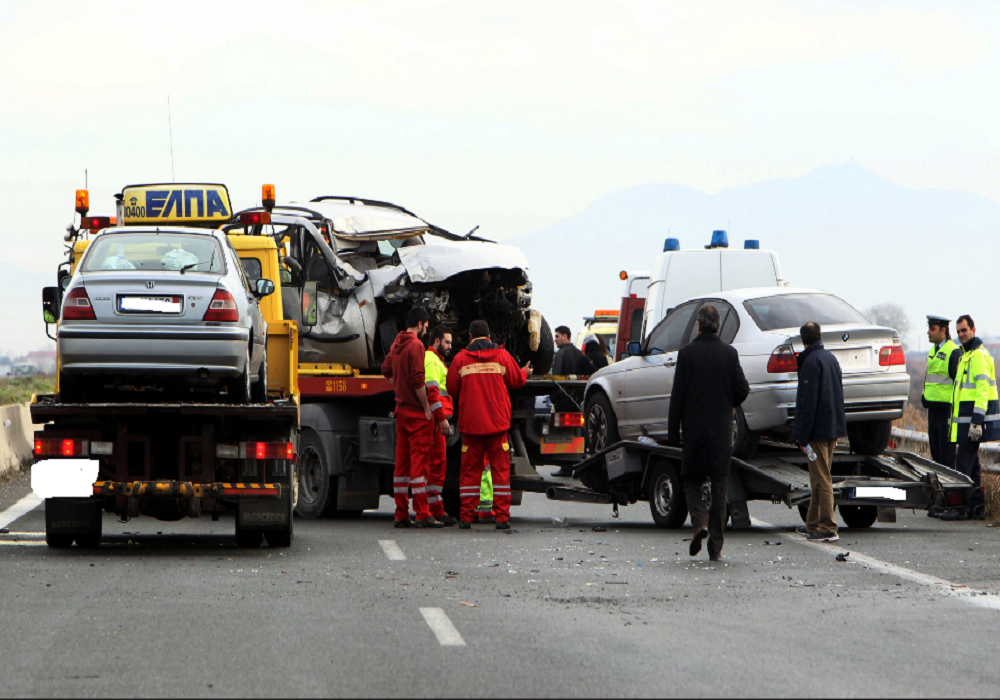 Θεσσαλονίκη: Tριπλή καραμπόλα στην περιφερειακή οδό
