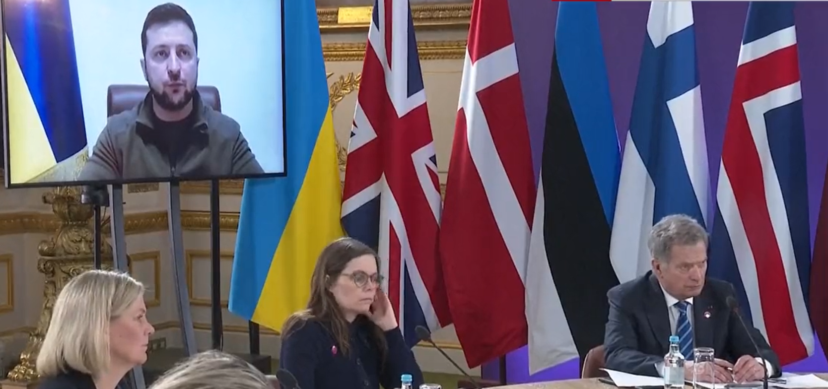 Ζελένσκι σε ηγέτες της Ευρώπης: Όλοι είμαστε στόχος της Ρωσίας