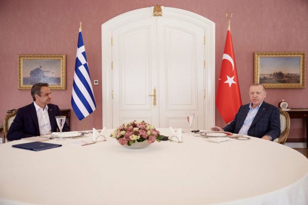 Ολοκληρώθηκε η συνάντηση Μητσοτάκη Ερντογάν (vid)
