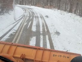 Χιόνια στα ορεινά του δήμου Λαγκαδά
