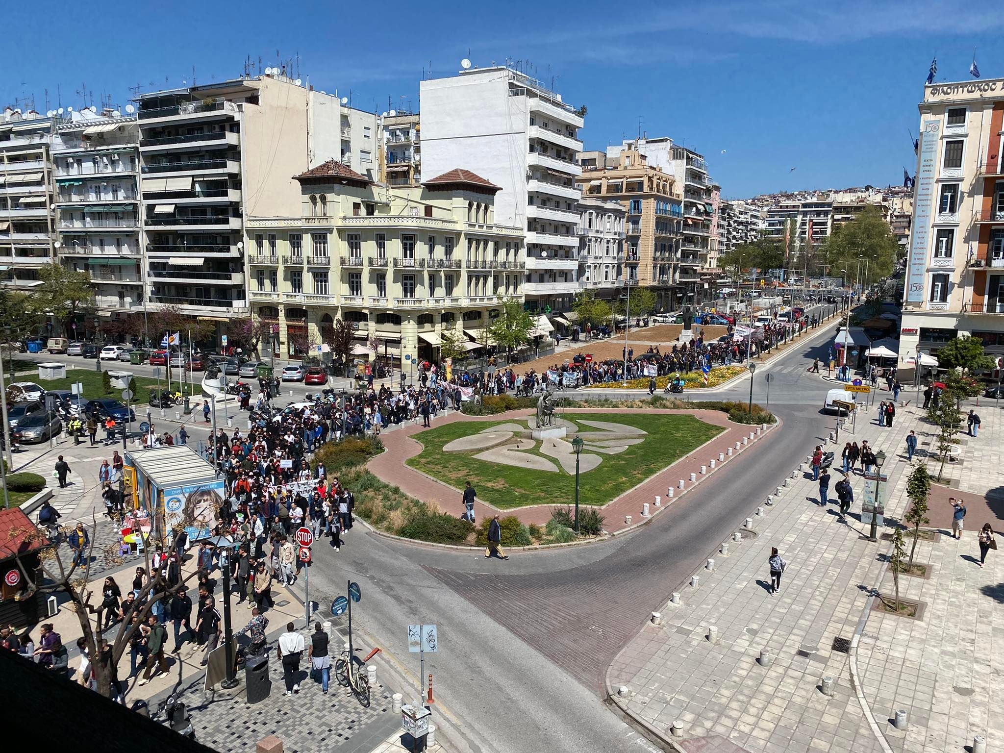 Πορεία φοιτητών κατά της συγχώνευσης τμημάτων του ΔΙΠΑΕ (video)