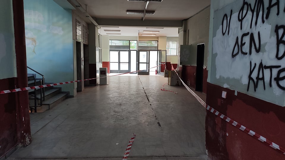 ΑΠΘ: Συνεχίζονται οι εργασίες στο Βιολογικό παρουσία δυνάμεων των ΜΑΤ (φωτό)