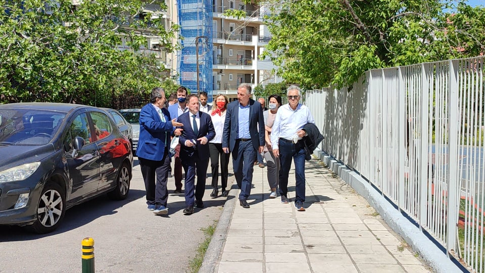 Θεσσαλονίκη: Έργα 15 εκατομμυρίων ανακοίνωσε ο Πέτσας για τον δήμο Νεάπολης Συκεών (φωτό+video)