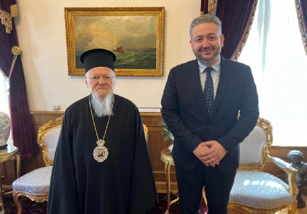Στον Οικουμενικό Πατριάρχη ο δήμαρχος Ωραιοκάστρου, Παντελής Τσακίρης