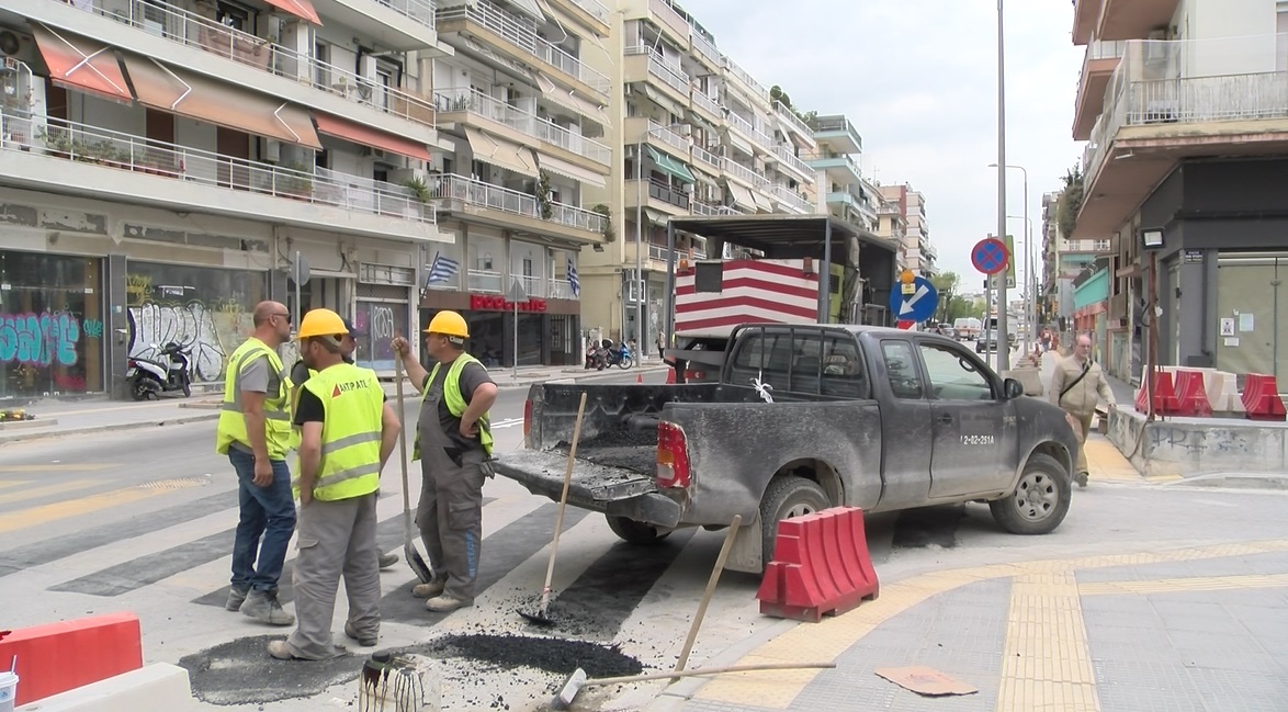 Μια διαφορετική όψη στην Δελφών (φωτο)