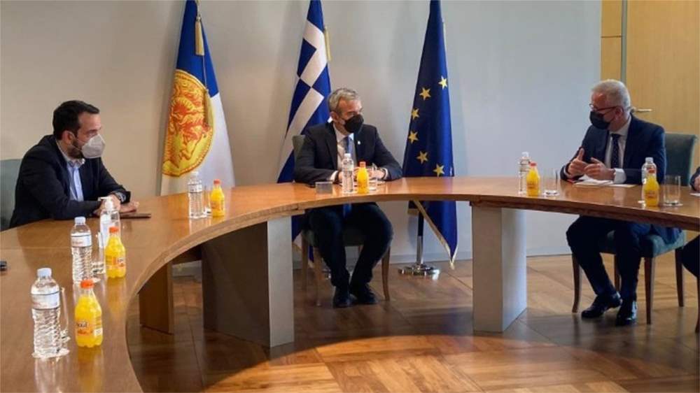 Συνάντηση Ζέρβα με τον δήμαρχο Κορυτσάς – Στο επίκεντρο η τεχνολογία