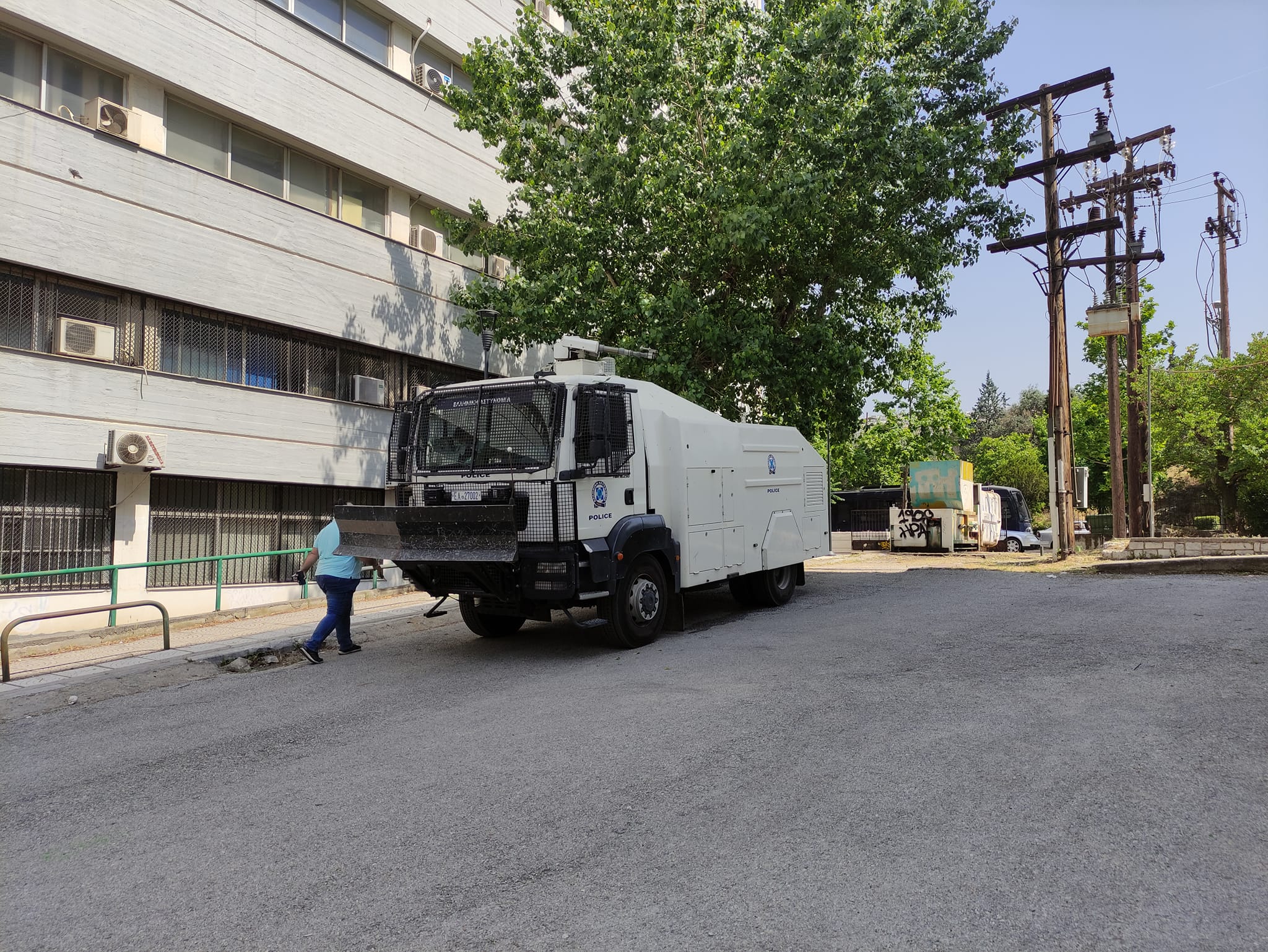 Θεσσαλονίκη: Στο ΑΠΘ ο «Αίαντας» μετά τα χθεσινά επεισόδια