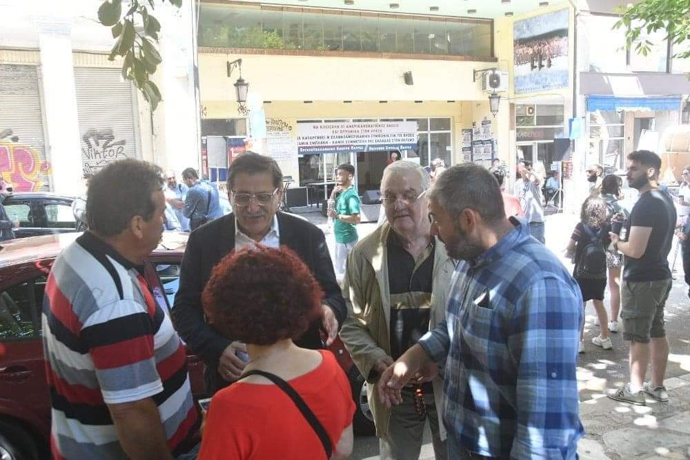 Δήμος Πατρέων: Η Δημοτική αρχή έδωσε το παρών στην αντιπολεμική συναυλία στο Εργατικό Κέντρο