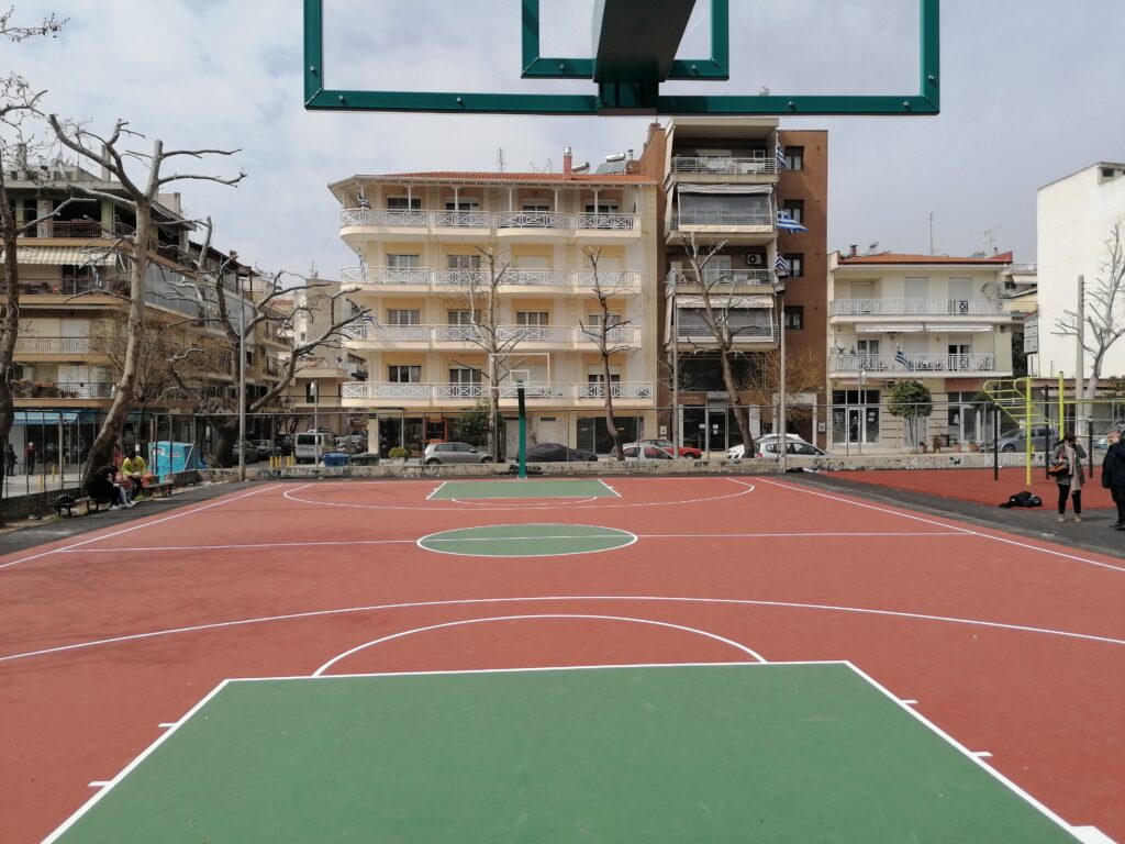 Δήμος Ευόσμου – Κορδελιού: Ανάπλαση στα ανοιχτά γήπεδα μπάσκετ