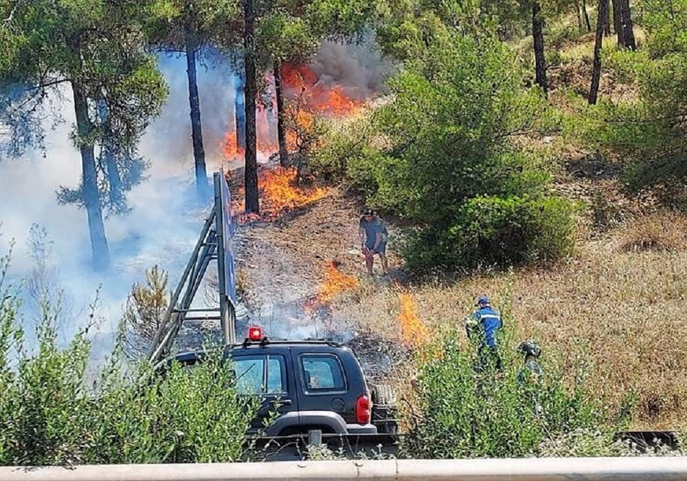 Θεσσαλονίκη: Ξέσπασε πυρκαγιά στο Σέιχ Σου