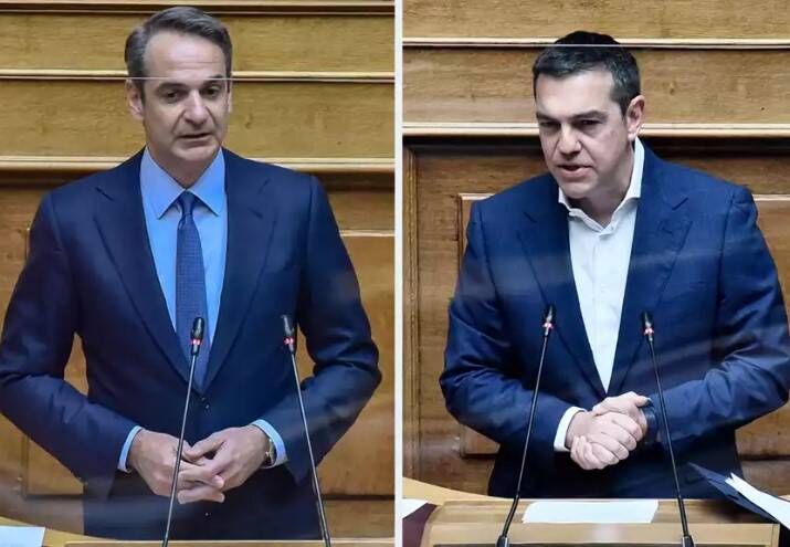 Στα ύψη η κόντρα Μητσοτάκη – Τσίπρα στη Βουλή με φόντο την αμυντική συμφωνία με τις ΗΠΑ