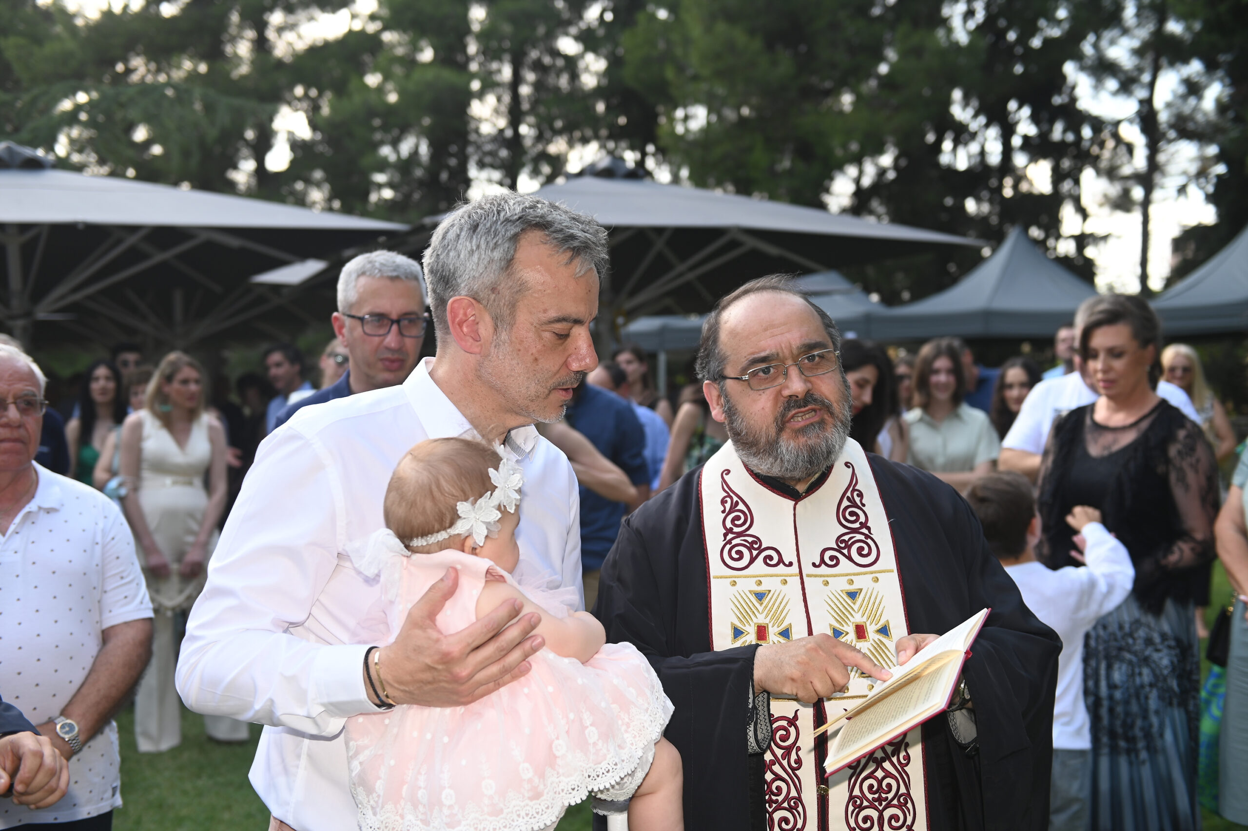 Έγινε νονός ο Κωνσταντίνος Ζέρβας (φωτό)