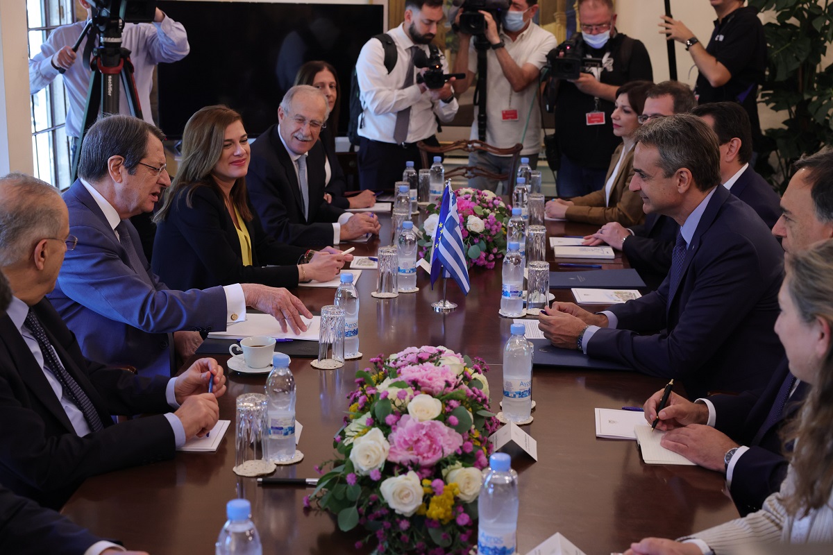 Μητσοτάκης: Δεν νοείται λύση του Κυπριακού χωρίς την πλήρη απόσυρση των παράνομων τουρκικών στρατευμάτων