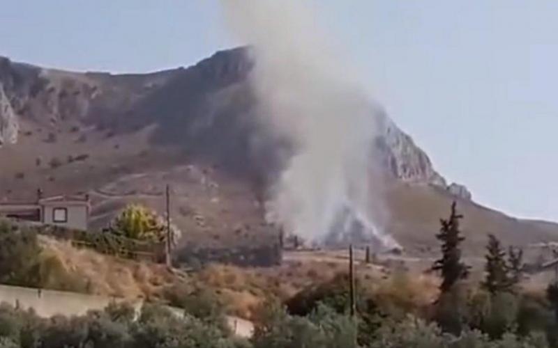 Φωτιά στην αρχαία Κόρινθο (VIDEO)