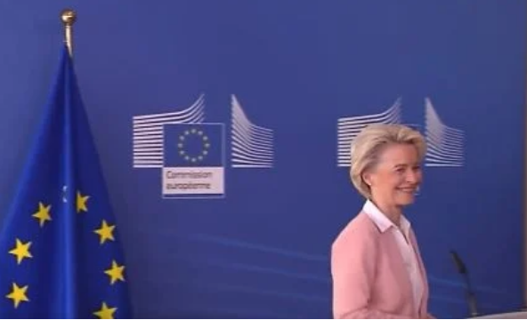 Το βλέμμα της Φον Ντερ Λάιεν για τον πρωθυπουργό της Ισπανία κάνει το γύρο του διαδικτύου (vid)