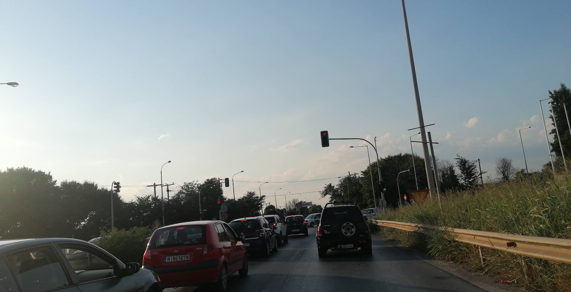 Μεγάλο μποτιλιάρισμα στην Λεωφόρο Γεωργικής σχολής – Ουρές χιλιομέτρων (ΦΩΤΟ)