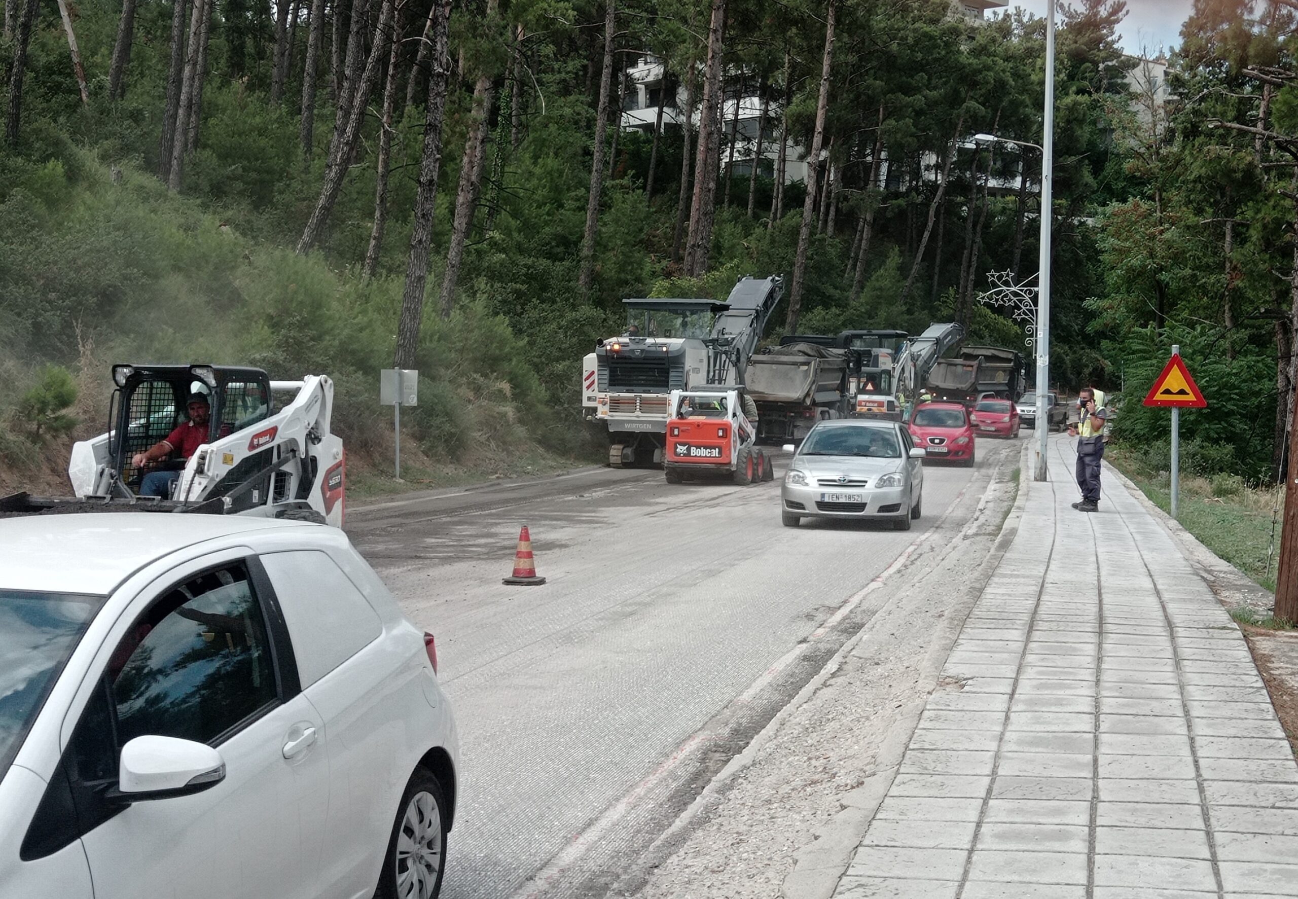 Φτιάχνεται δρόμος … από την αρχή στην περιφερειακή Πυλαίας-Πανοράματος