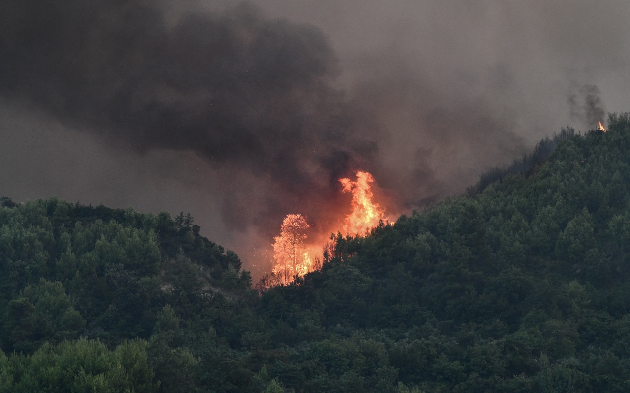 πυρκαγιά, Λέσβος,