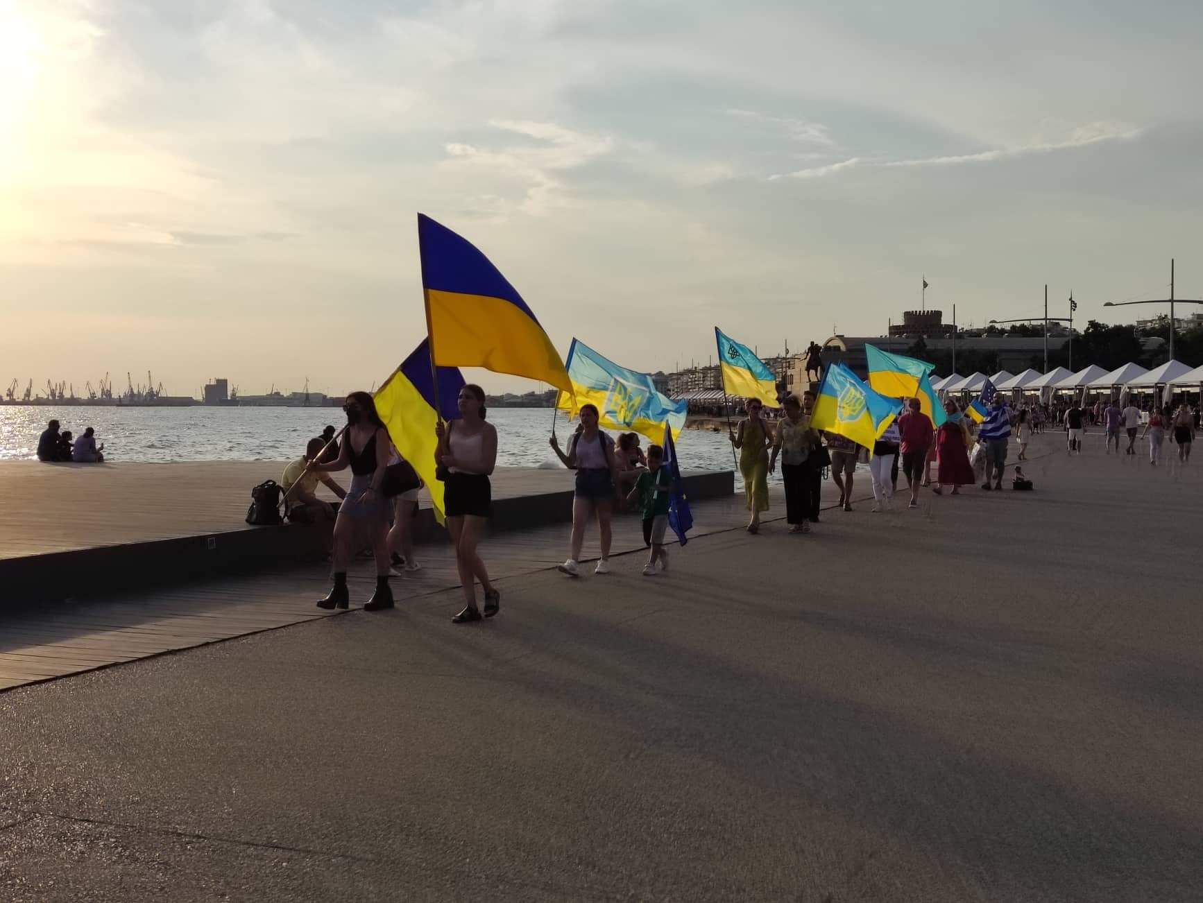 Νέα συγκέντρωση Ουκρανών εναντίον του πολέμου (vid)