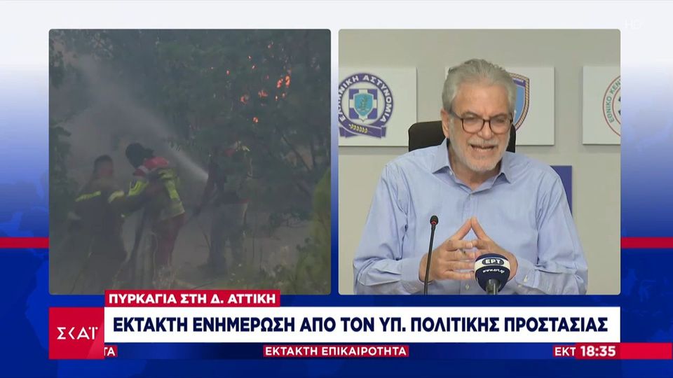 Στυλιανίδης για τις πυρκαγιές: Μάθαμε από τα λάθη του παρελθόντος (Video)