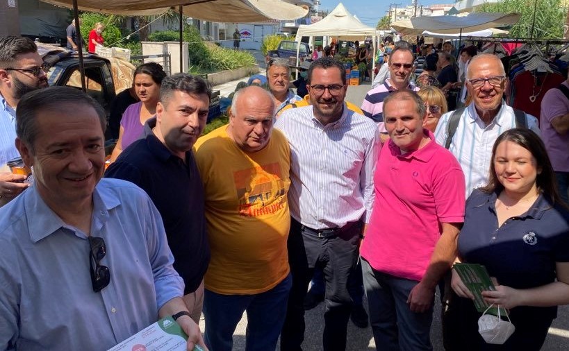 Δίπλα στους ανθρώπους  των λαϊκών αγορών το ΠΑΣΟΚ-ΚΙΝΑΛ