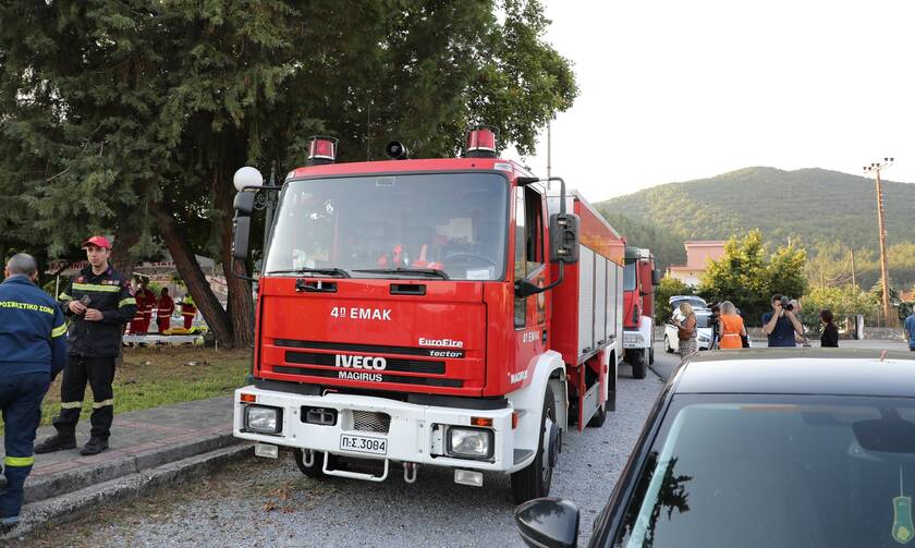 Καβάλα: Στο σημείο στρατός, αστυνομία και πυροσβεστική