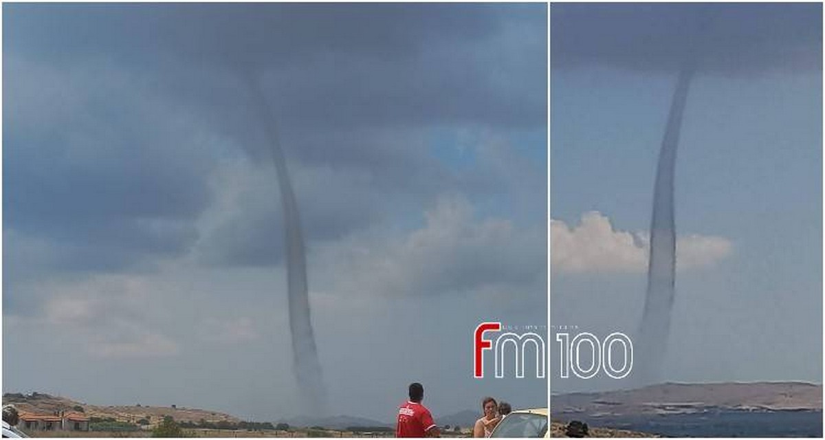 Λήμνος: Γιγάντιος ανεμοστρόβιλος «χτυπά» το αεροδρόμιο του νησιού (Video)