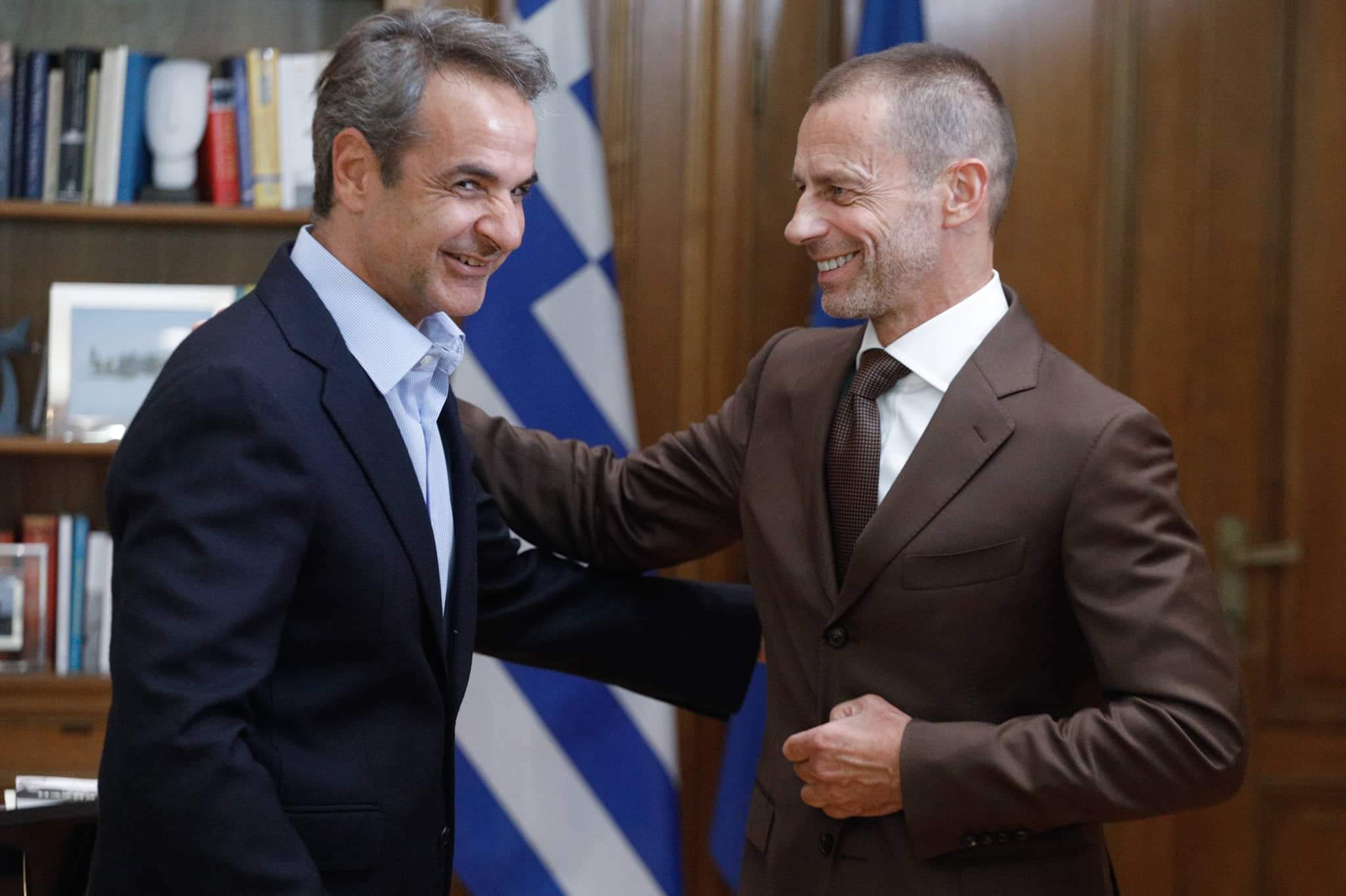 Ολοκληρώθηκε η συνάντηση Μητσοτάκη Τσέφεριν στο Μαξίμου – Ποια θέματα συζητήθηκαν