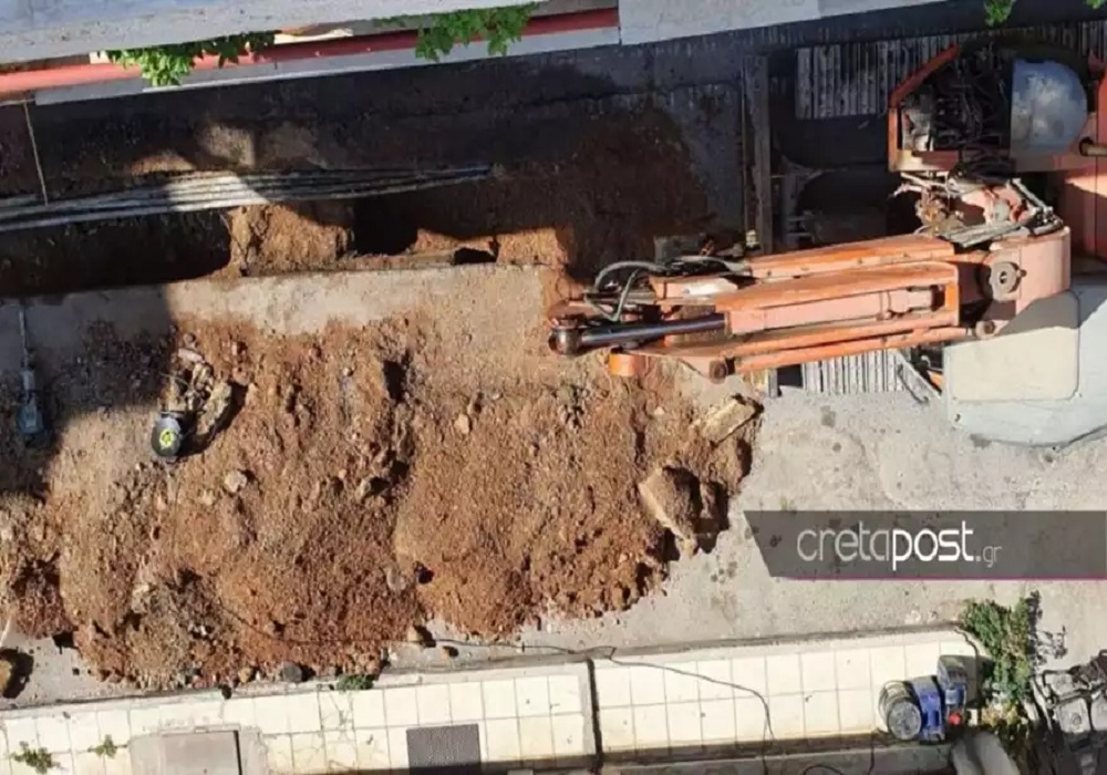 Κρήτη: Υπάλληλοι τρύπησαν καλώδιο της ΔΕΗ 20.000 Volt!