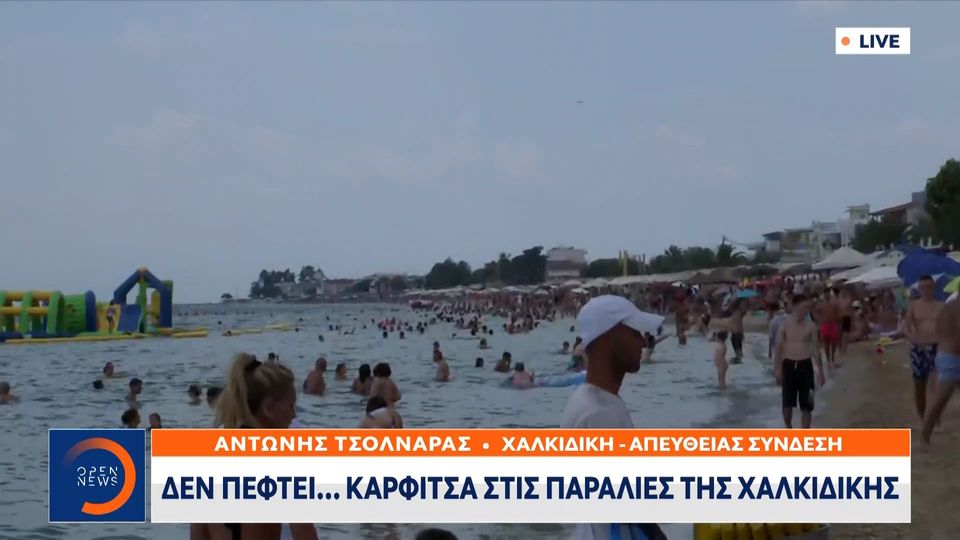 Το αδιαχώρητο στις παραλίες της Χαλκιδικής (ΒΙΝΤΕΟ)