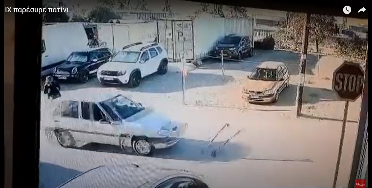 «Άγιο» είχε γυναίκα στην Κρήτη – Ι.Χ. παρέσυρε το πατίνι της (Video)