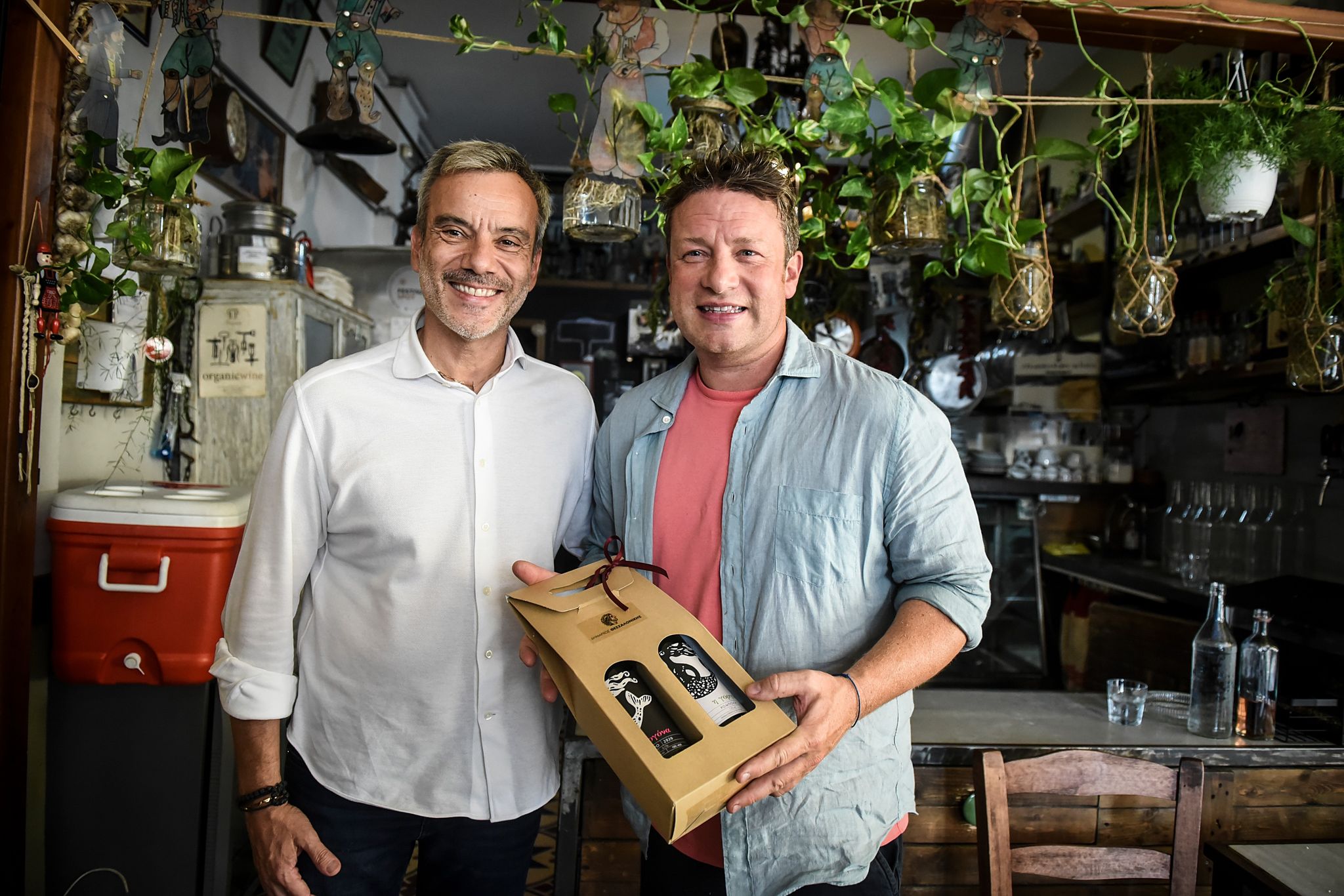 Συνάντηση με τον Κωνσταντίνο Ζέρβα είχε ο Jamie Oliver