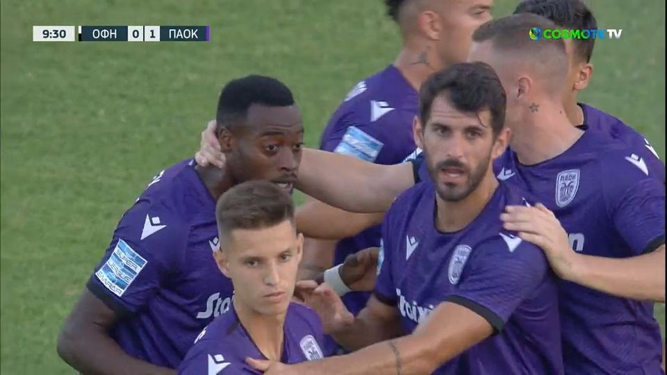 ΟΦΗ – ΠΑΟΚ: Άνοιξε νωρίς το σκορ με Νάρεϊ (Video)