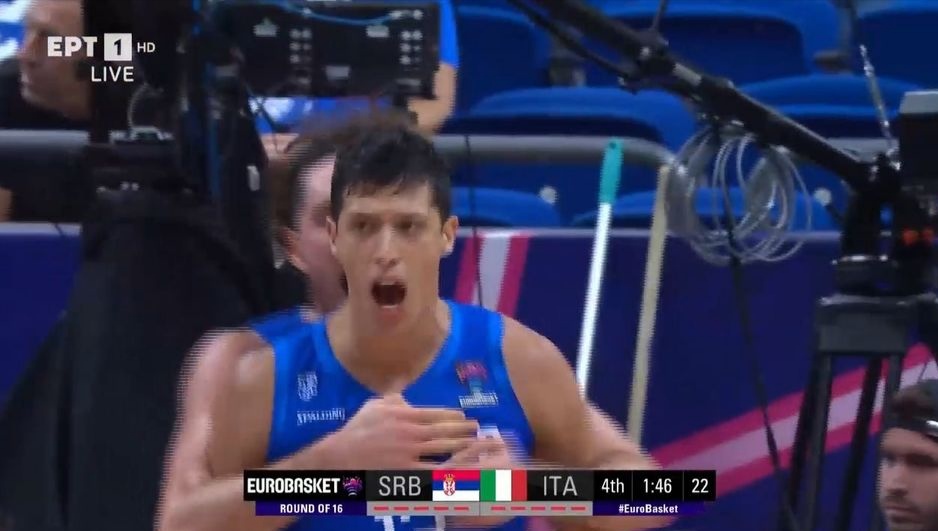 Eurobasket: Αποβλήθηκε ο Ποτζέκο – Έγραψε ιστορία η Ιταλία (Video)